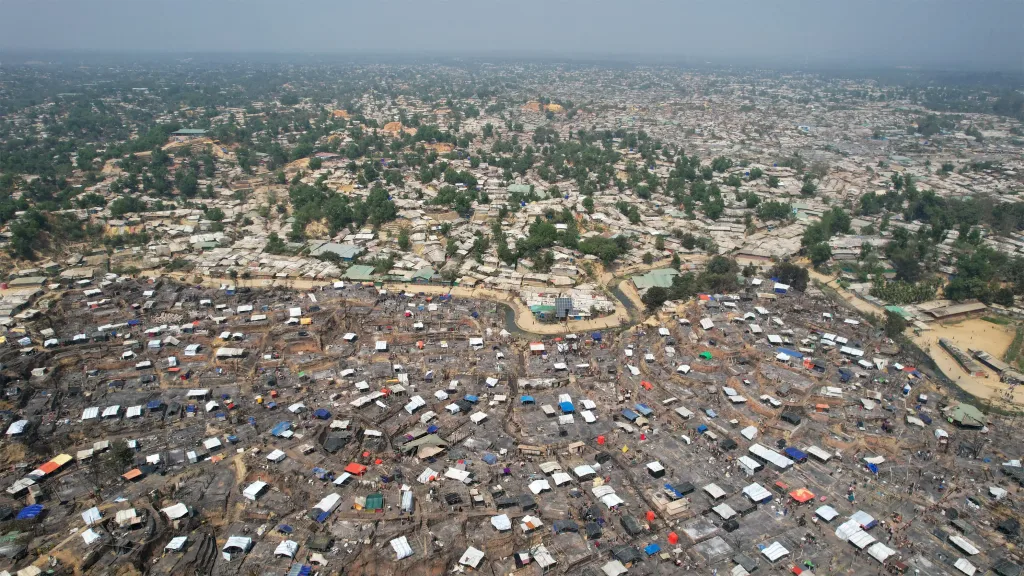Fire Incident Rohingya Camp
