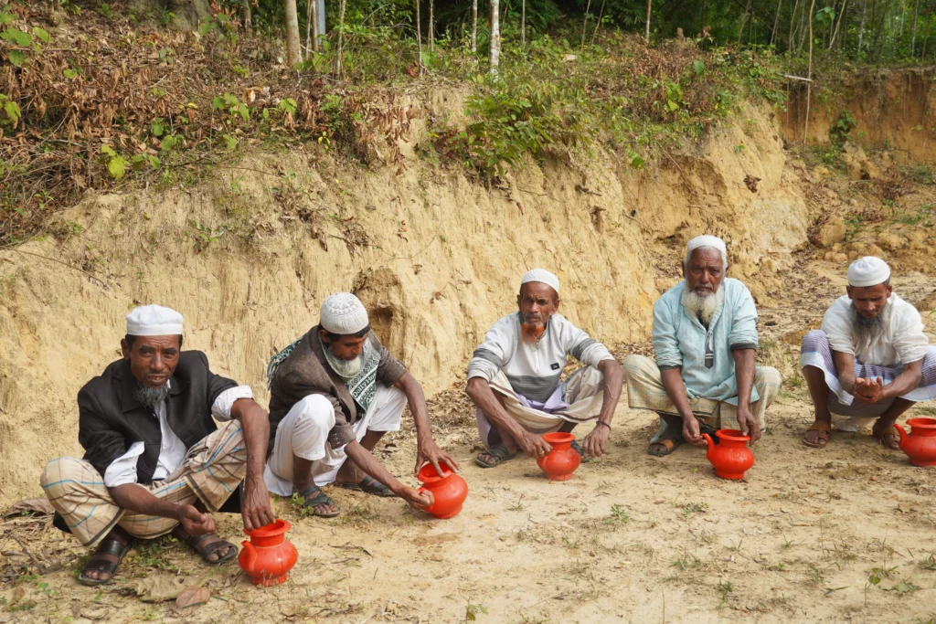 They didn't have an ablution center, we built one for them with your kind support.