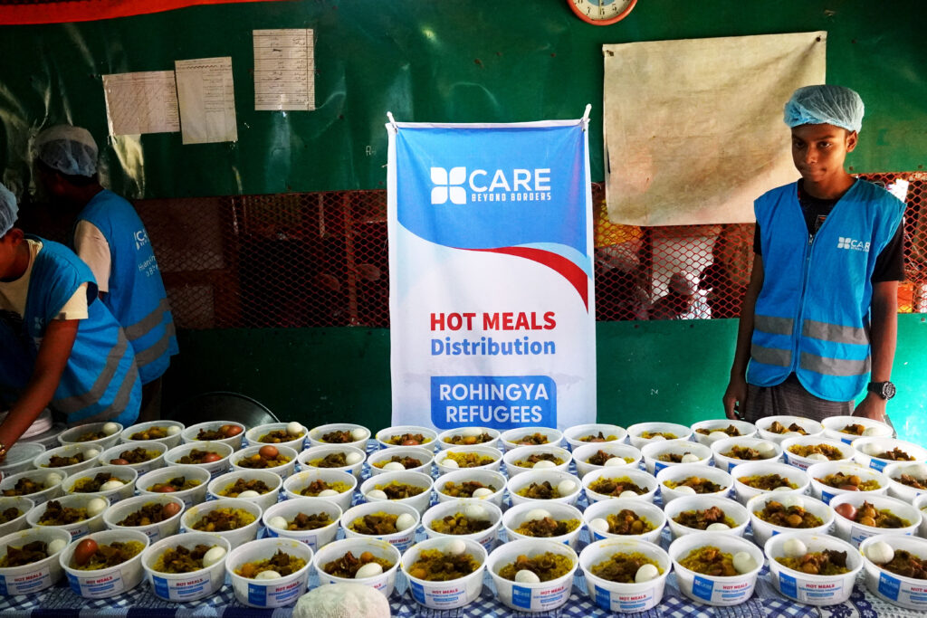 Hot Meal Distribution Picture
